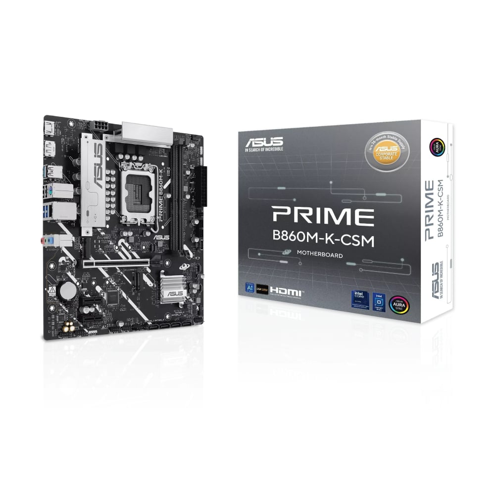 Asus PRIME B860M-K-CSM LGA 1851 micro-ATX Motherboard image 1