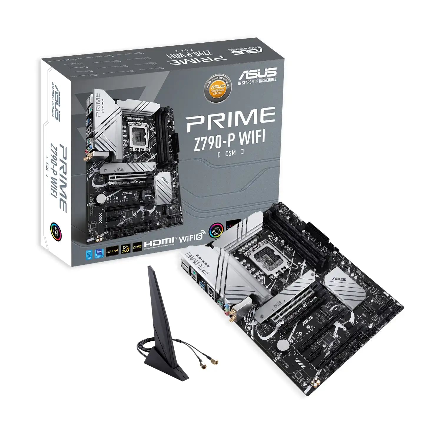 ASUS PRIME Z790-P WIFI-CSM ATX Motherboard image 1