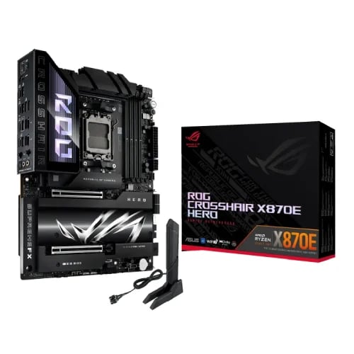 Asus ROG CROSSHAIR X870E HERO AMD AM5 ATX Motherboard image 1