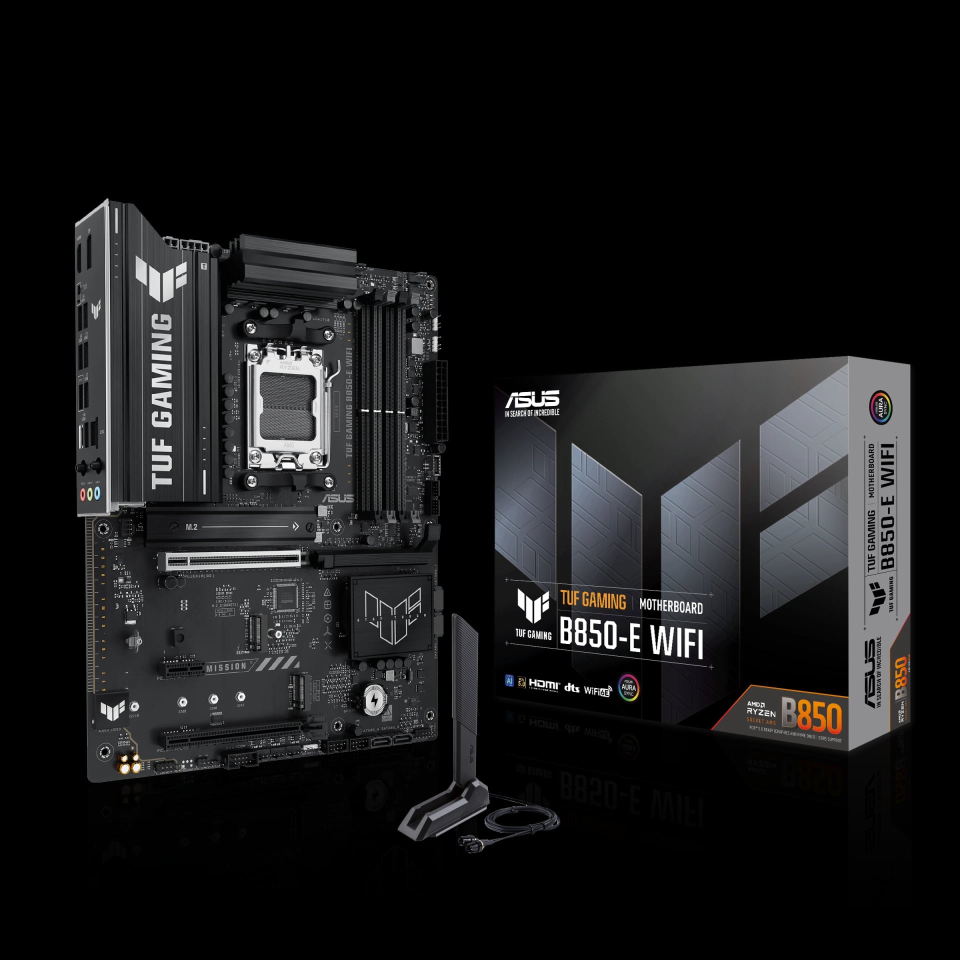 Asus TUF GAMING B850-E WIFI AM5 ATX Motherboard image 1