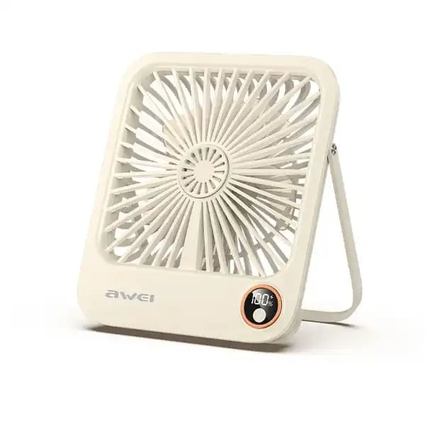 Awei F33 1800mAh Desktop Ultra Slim Fan image 1