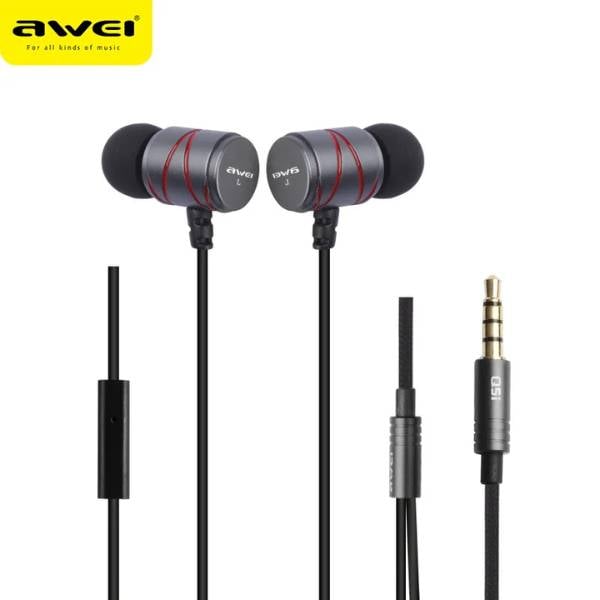AWEI Q5I Supper Bass In Ear 3.5mm Earphone image 1