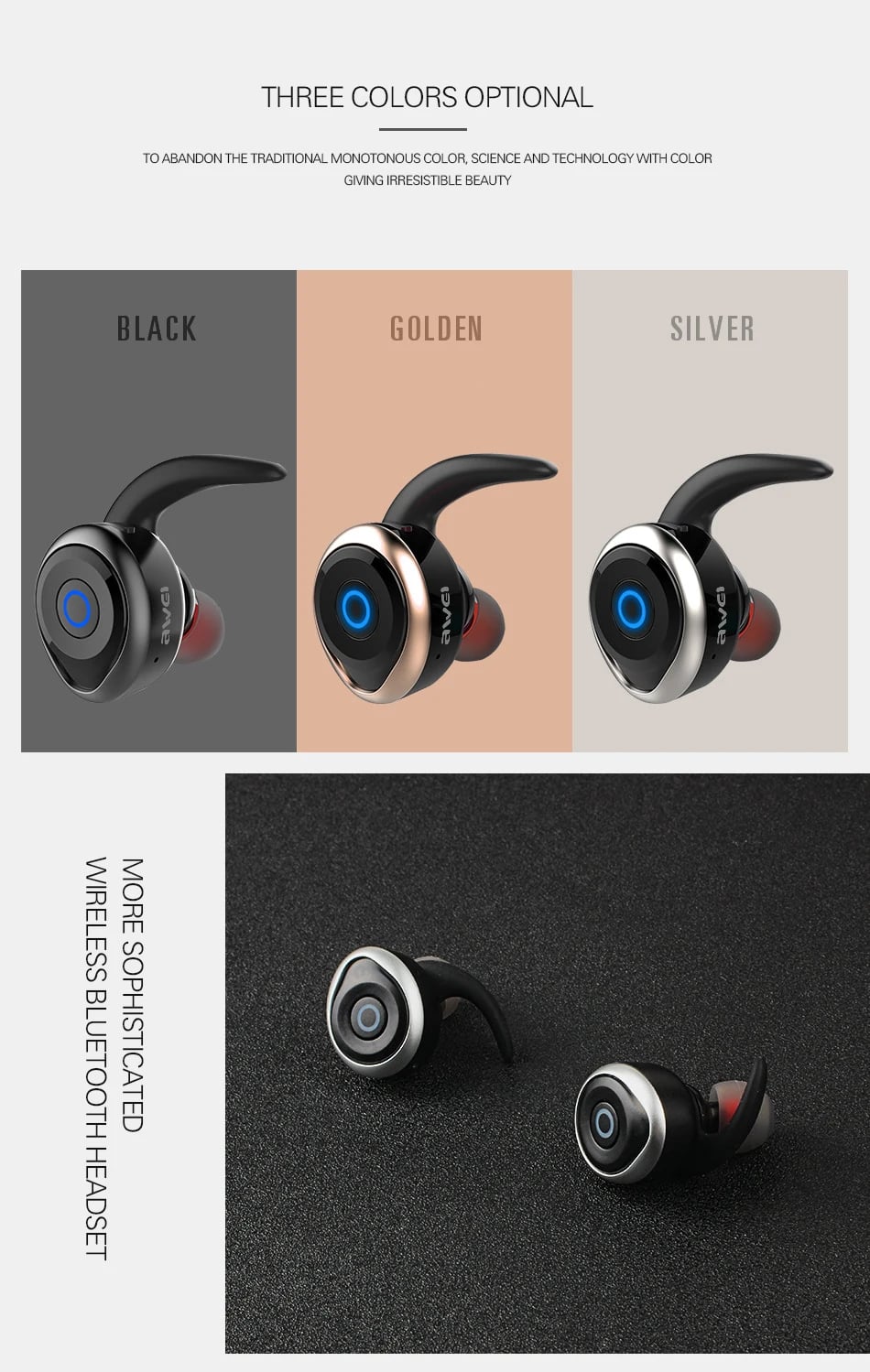 awei T1 bluetooth headphone image 1