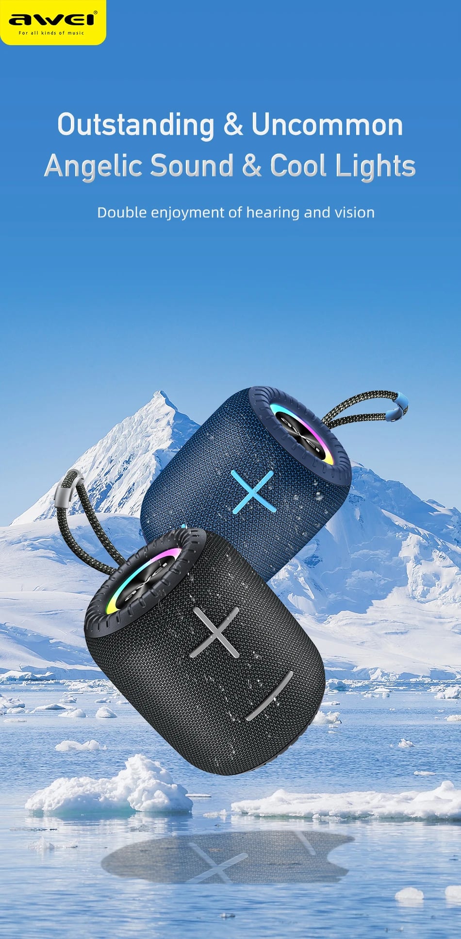 AWEI Y526 Wireless Bluetooth Speaker image 1