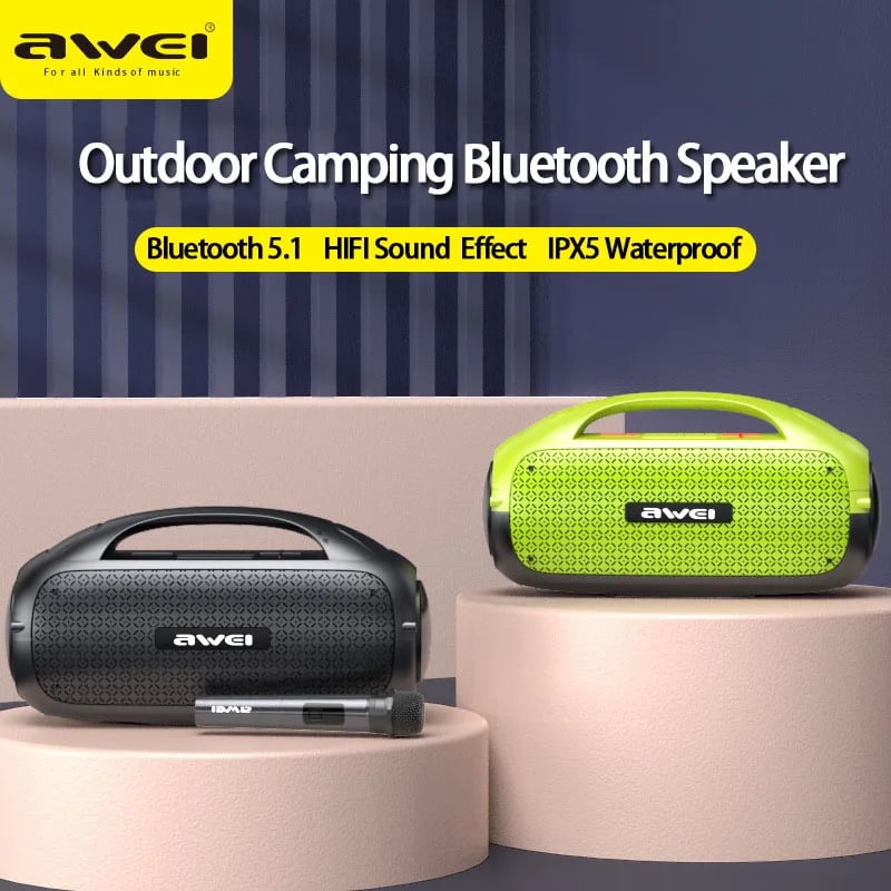 Awei Y886 Portable Outdoor Bluetooth Speaker image 1