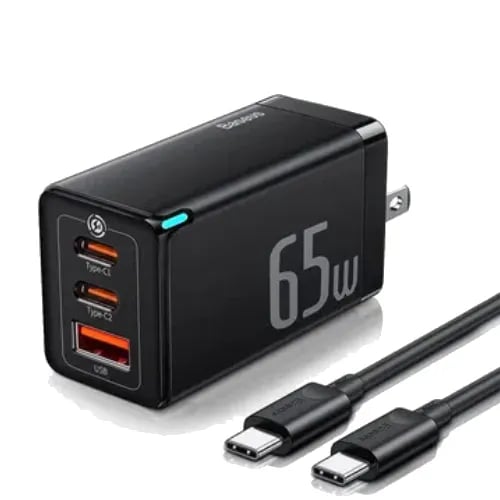 Baseus GaN5 Pro Fast Charger 2C+U 65W CN Adapter image 1
