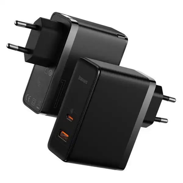 Baseus GaN5 Pro Fast Charger C+U 100W EU image 1