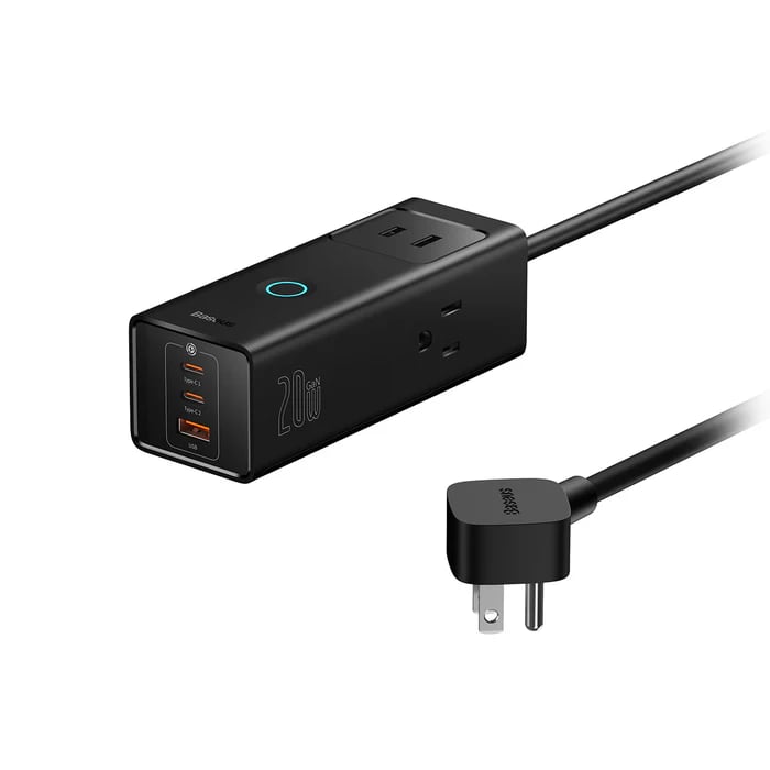 Baseus PowerCombo Lite 6 Ports Power Strip image 1