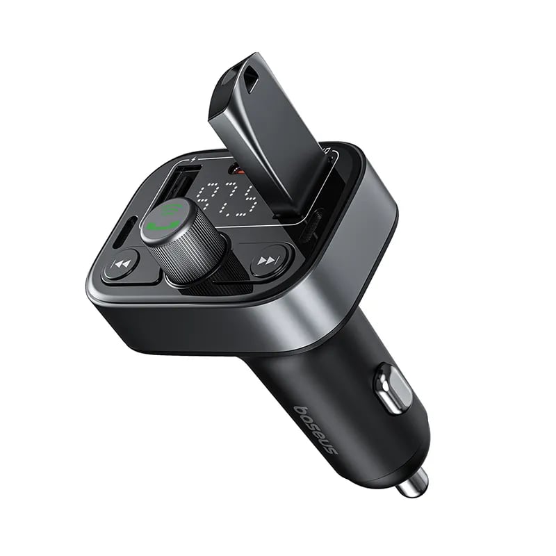 Baseus S-09 Pro Car FM Transmitter Cluster image 1