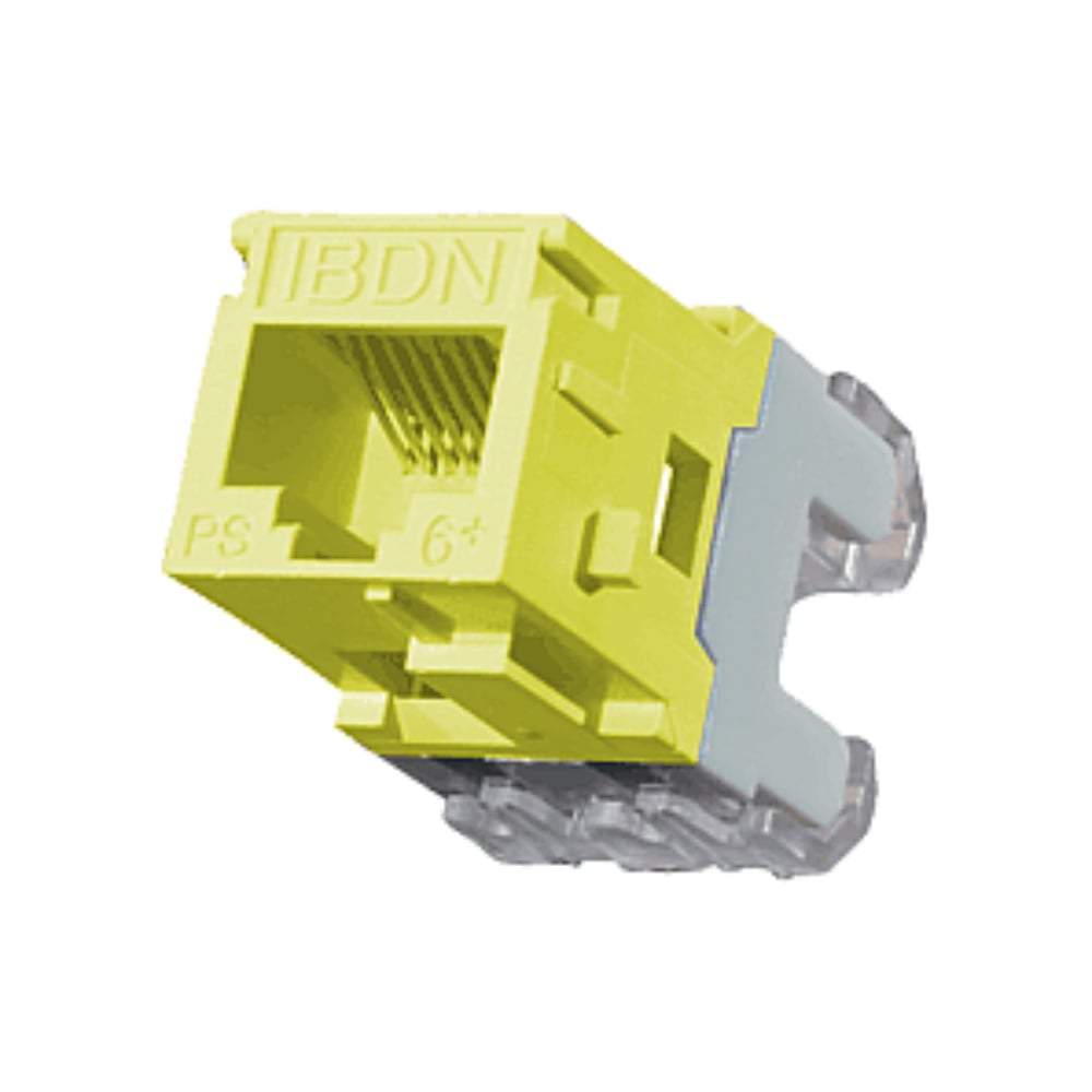 Belden AX101069 CAT 6 RJ45 Modular Jack Yellow image 1
