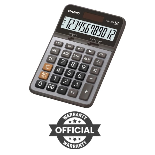 CASIO AX-120B Basic Calculator image 1