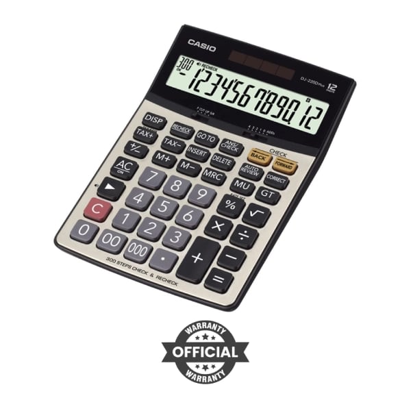Casio DJ-220D Plus Check & Recheck Basic Calculator image 1