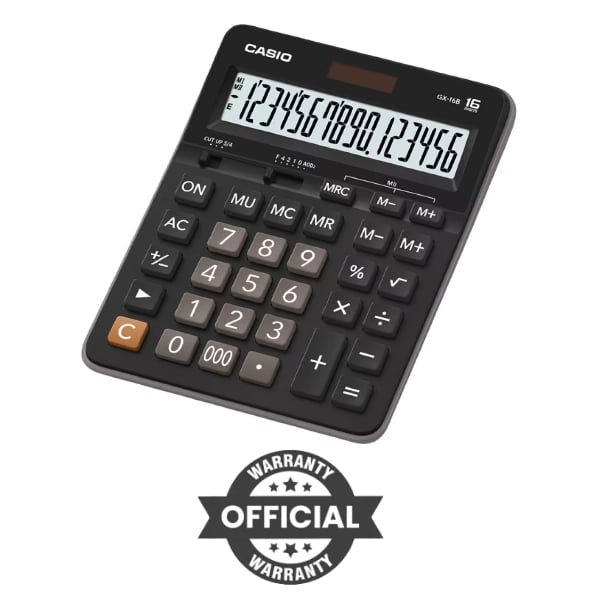 CASIO GX-16B Basic Calculator image 1