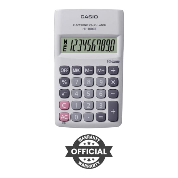 Casio HL-100LB Portable Basic Calculator image 1