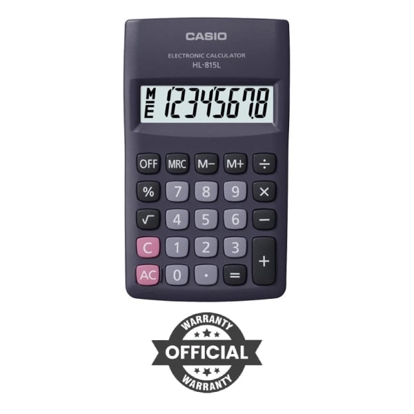 Casio HL-815L Portable Basic Calculator image 1