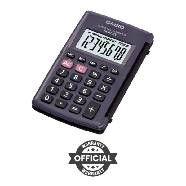 Casio HL-820LV Portable Basic Calculator image 1
