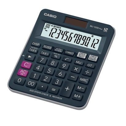 Casio MJ-120D Plus-BK Calculator Black image 1