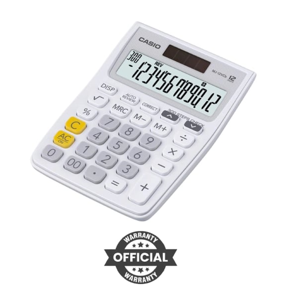 Casio MJ-12VCb Check & Correct Basic Calculator image 1