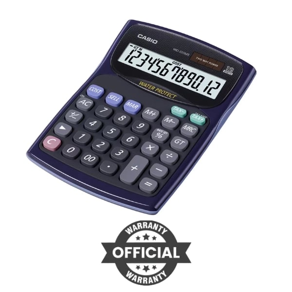 CASIO WD-220MS Basic Calculator image 1