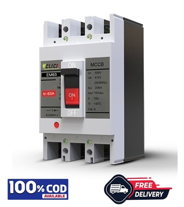 Click Circuit Breaker MCCB Fixed Type 200A image 1