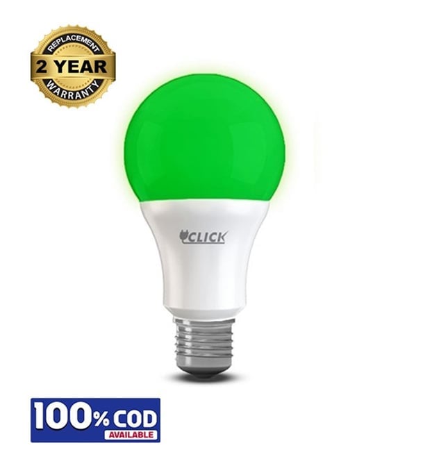 Click Color LED Bulb 13W Patch E-27 Green image 1