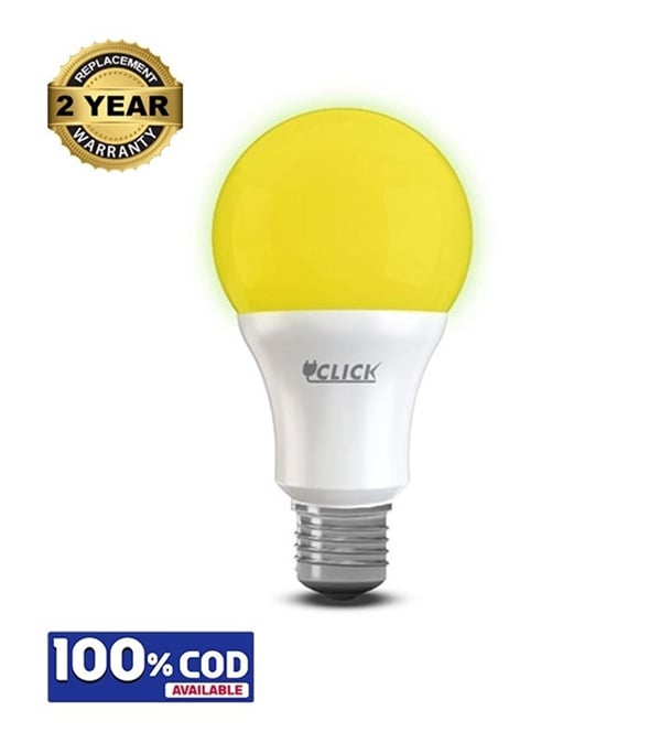 Click Color LED Bulb 13W Patch E-27 Yellow image 1