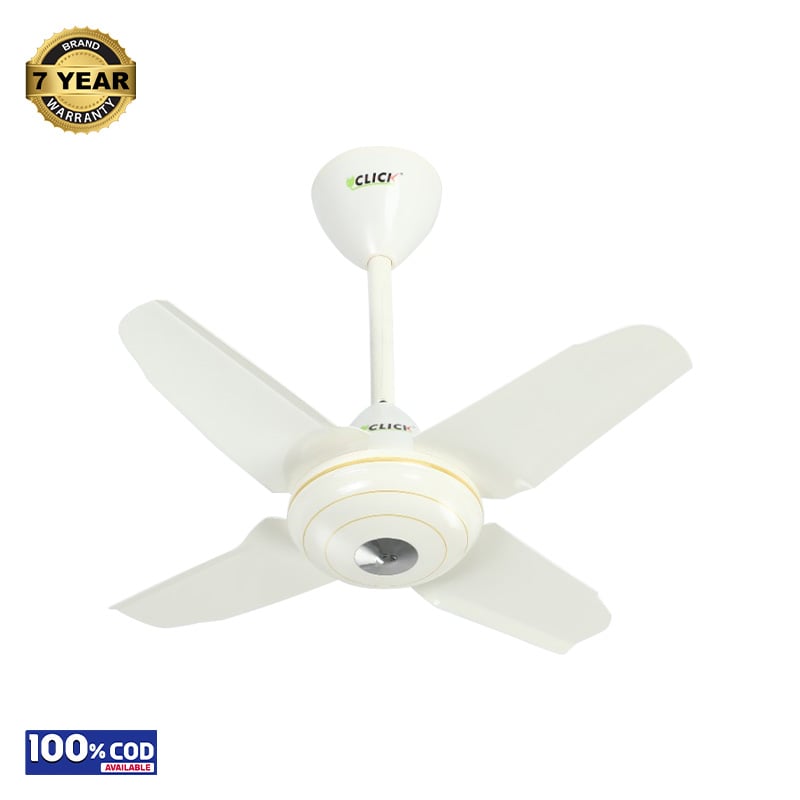 CLICK Crown Ceiling Fan 24” Ivory image 1