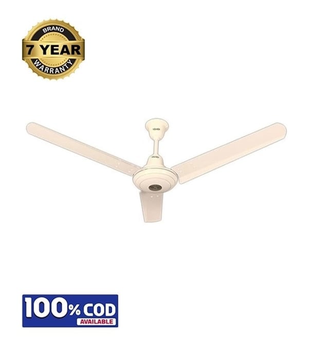 Click Crown Ceiling Fan Ivory Gold 56" image 1