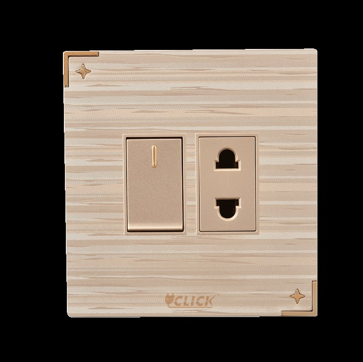 Click Daisy 2 Pin Socket With Switch image 1