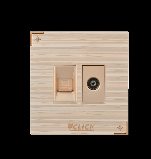 Click Daisy Data+TV Socket image 1
