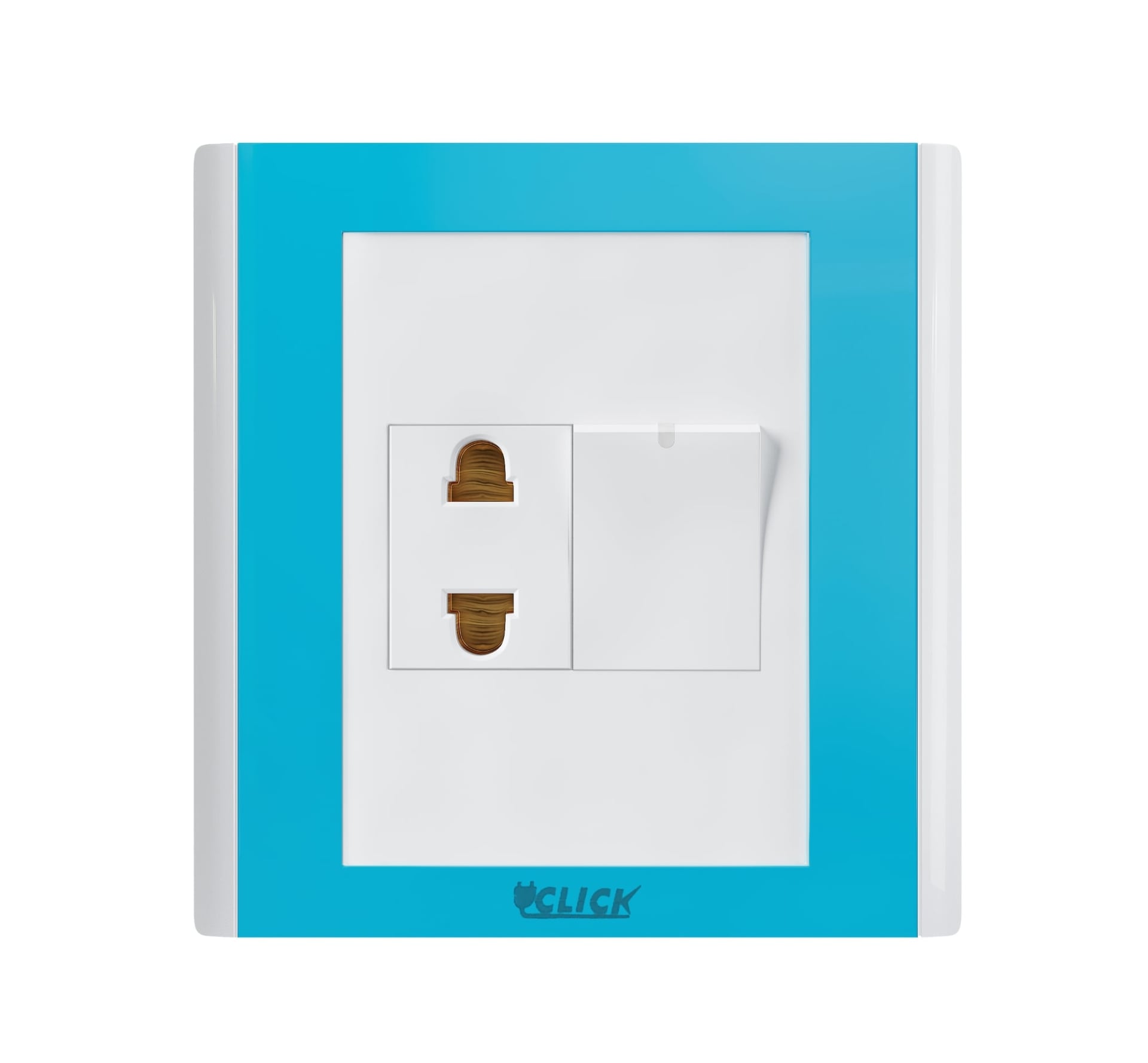 CLICK-IRISH-2 Pin Socket With Switch,10A image 1