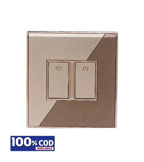 Click Marigold 2 Gang 2 Way Switch image 1