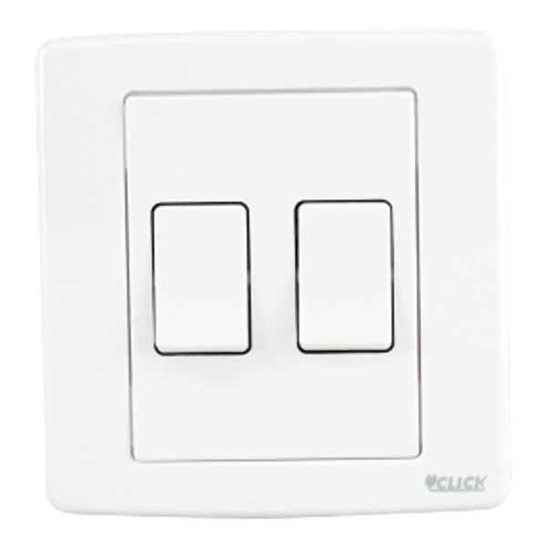CLICK-PRIME-2 Gang 2 Way Switch image 1