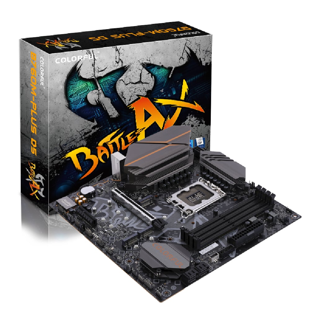 Colorful BATTLE-AX B760M-PLUS D5 V20 mATX Motherboard image 1