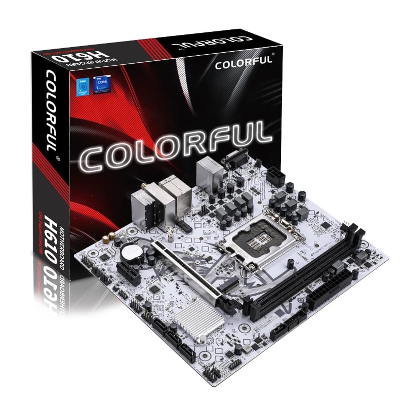 Colorful BATTLE-AX H610M-E WIFI V20 mATX Motherboard image 1