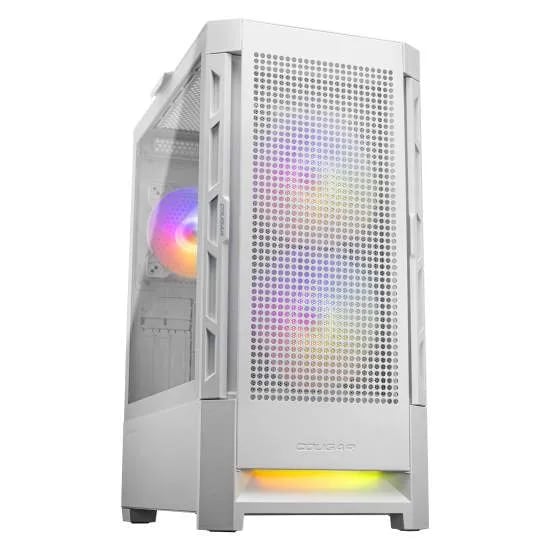 Cougar DUOFACE RGB Mid Tower E-ATX Gaming Casing White image 1