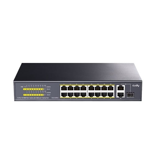 Cudy FS1018PS1 16 Port PoE+ Unmanaged Switch image 1