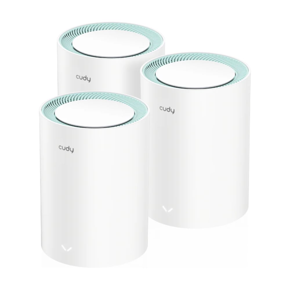 Cudy M1500 AX1500 Dual Band Wi-Fi 6 Mesh Router (3 Pack) image 1
