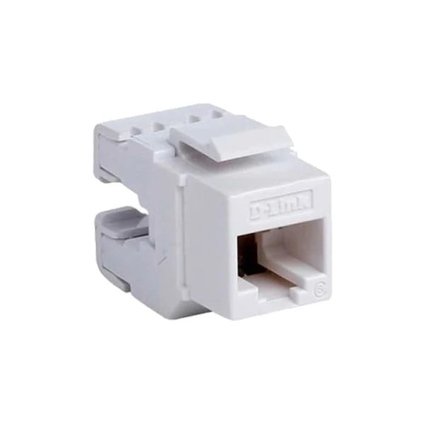 D-Link NKJ-C6WHI1B21 Cat6 UTP Keystone Jack image 1