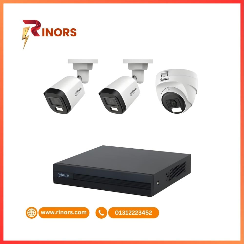 Dahua 3 Unit CC Camera Package in Bangladesh image 1