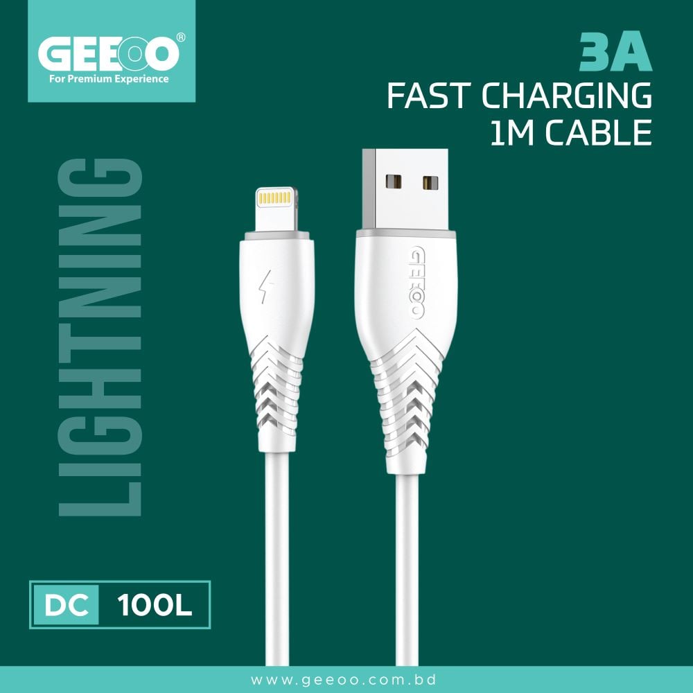 DC100 Fast Charging Data Cable (Lightning) image 1