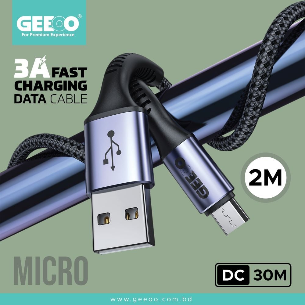 DC30 Micro 3A Fast Charging Data Cable image 1