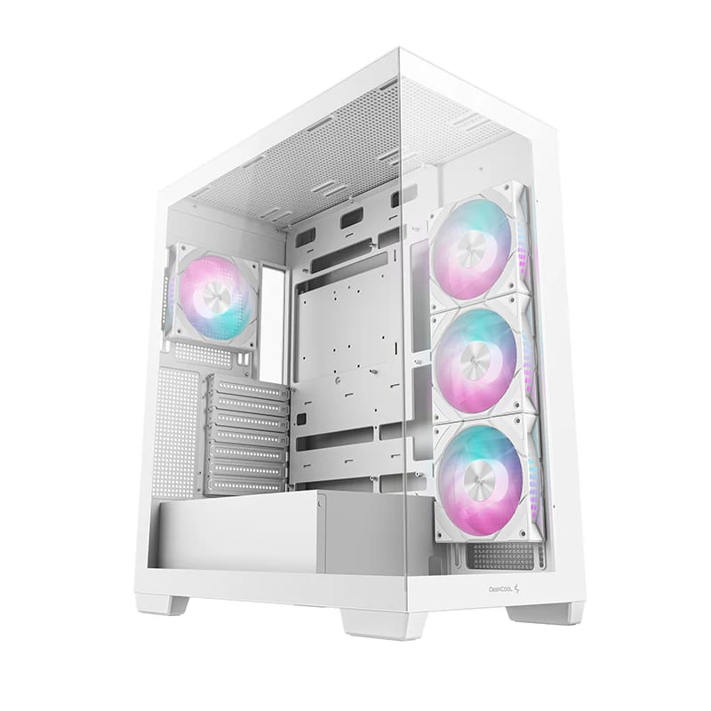 Deepcool CG580 4F WH Mid-Tower ATX Gaming Casing image 1