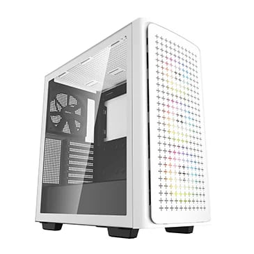 DeepCool CK560 WH E-ATX Mid-Tower Gaming Casing image 1