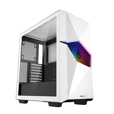 DeepCool CYCLOPS ARGB WH Mid Tower E-ATX Gaming Casing image 1