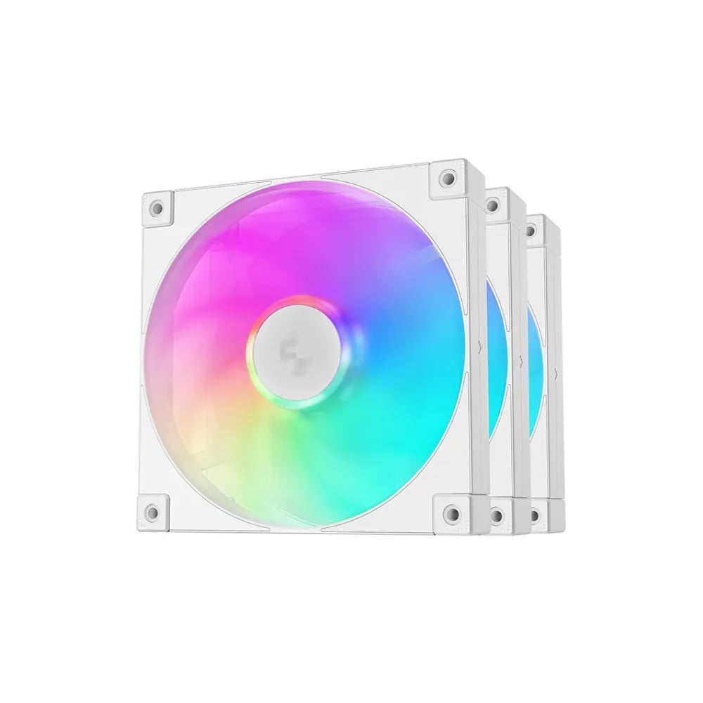 DeepCool FL14 3 IN 1 ARGB 140mm Case Fan White image 1