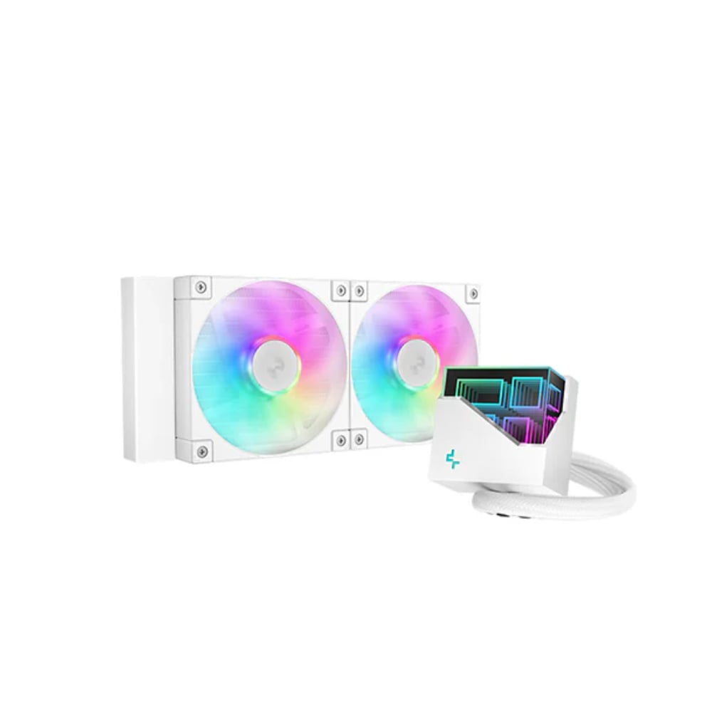 DeepCool LT240 WH ARGB 240mm AIO Liquid CPU Cooler image 1