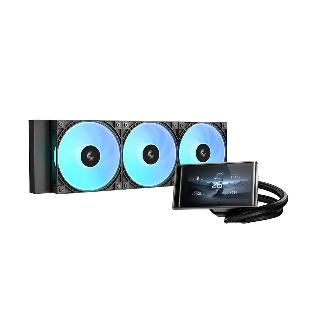Deepcool LT360 Vision ARGB 360mm AIO Liquid CPU Cooler image 1