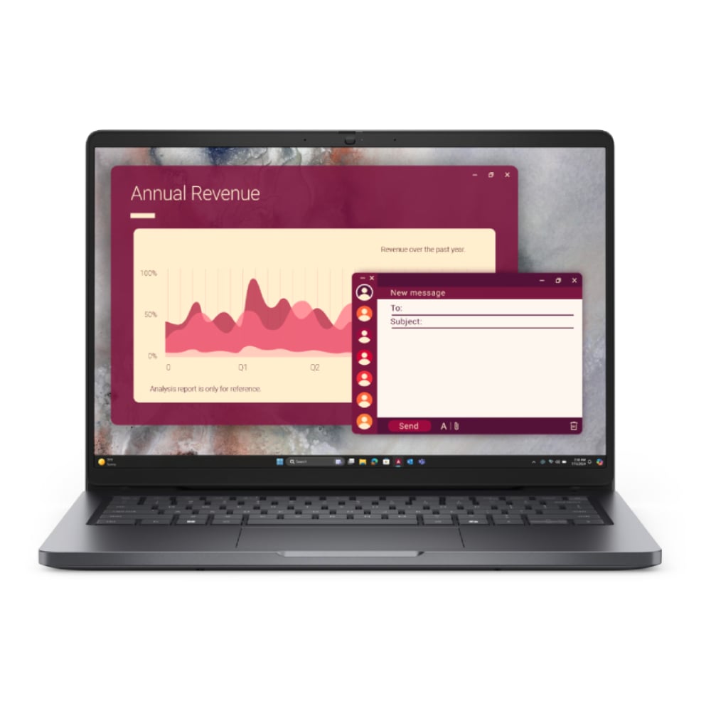 Dell PRO 14 PC14250 Core Ultra 7 225U 14" FHD+ Laptop image 1