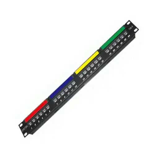 Dintek 1406-00011PC6 Cat6 24-Port Modular Patch Panel image 1